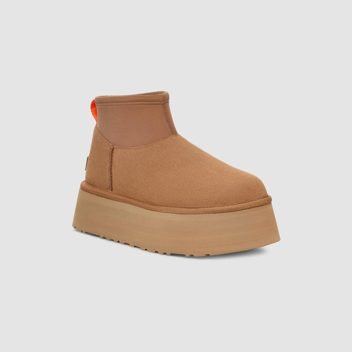 UGG W CLASSIC MINI DIPPER CHESTNUT