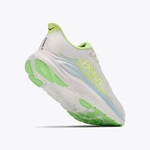 HOKA Clifton 11 damskie buty do biegania Frost/Neon Yuzu