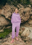 Bluza damska z kapturem Coalition CLTN TELLO – liliowy