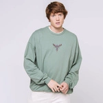 Kaotiko Phoenix Washed Sweatshirt GREEN