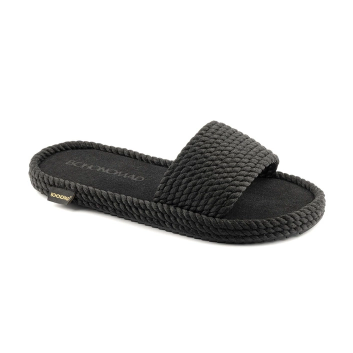 Bohonomad Saint Tropez Rope Slipper - Black