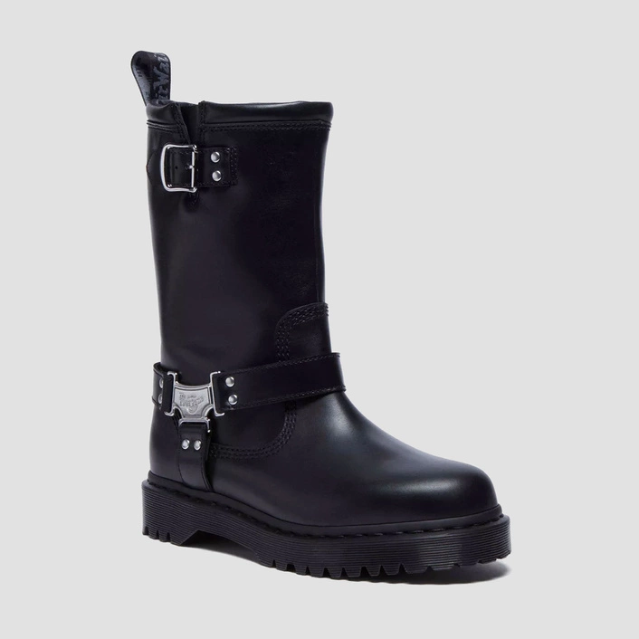 Dr. Martens Anistone Hi Leather Biker Boots 32199001