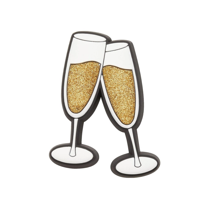 Crocs JIBBITZ Champagne Cheers