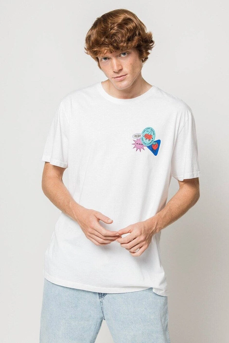 Kaotiko Biała Koszulka Take Your Vitamin 