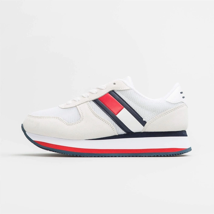 Tommy Jeans WMNS Flatform Runner Colour Sneaker RWB