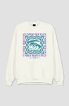 Kaotiko Under Her Eyes Ivory Sweatshirt AP022-01-G002