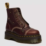 Dr. Martens glany na platformie Sinclair Flower Grizzly ciemnobrązowe damskie 42818200