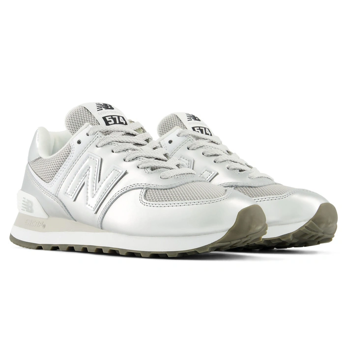 New Balance Buty Sneakersy Damskie 574 W574428 Srebrne