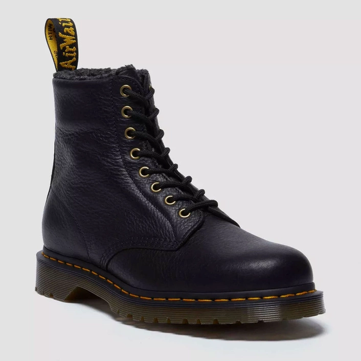 Dr. Martens glany ocieplane 1460 Grizzly czarne 31873001