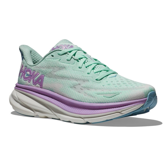 Hoka WOMEN'S CLIFTON 9 SUNLIT OCEAN/LILAC MIST