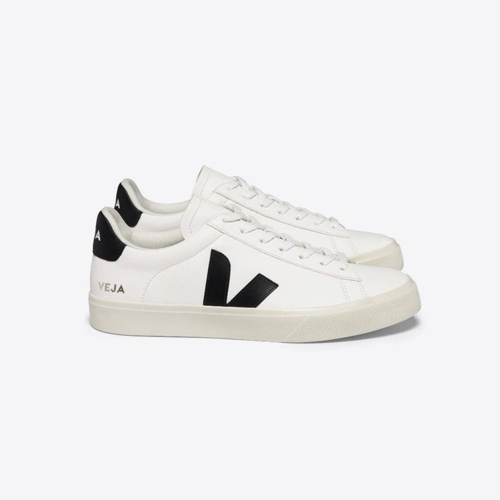 Veja CAMPO CHROMEFREE LEATHER WHITE BLACK