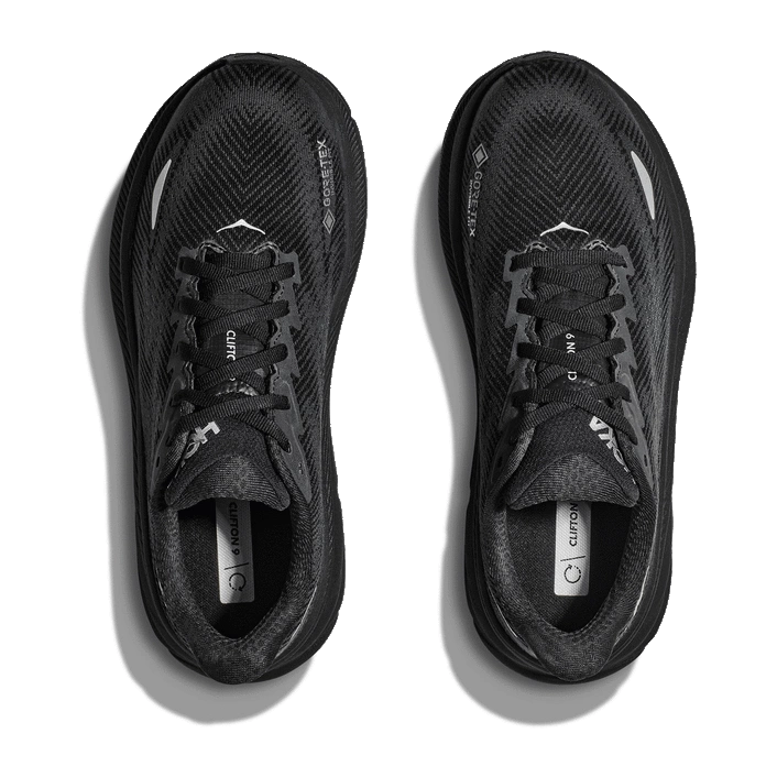 Hoka MEN'S CLIFTON 9 GORE-TEX BLACK/BLACK