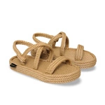 Bohonomad Bahamas Platform Rope Sandal - Beige