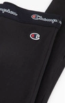 Champion WMNS SCRIPT LOGO WAIST ZIP DETAIL LEGGINGS BLACK