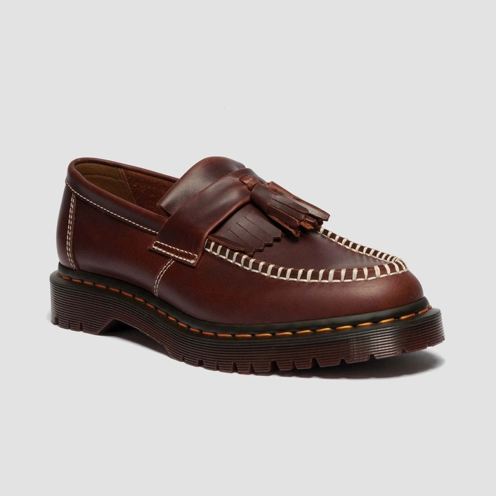 Dr. Martens loafersy z frędzlami Adrian Ben Orleans karmelowe 42849200