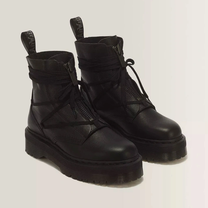 Dr. Martens glany na platformie Jarrick II Mono czarne 32221001