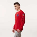 Alpha Industries BLUZA MĘSKA NASA SPACE SHUTTLE SPEED RED