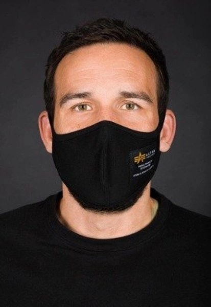 Alpha Industries Crew face Mask BLACK