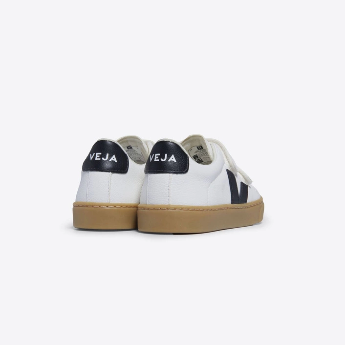 Veja Kids ESPLAR CHROMEFREE LEATHER WHITE BLACK NATURAL