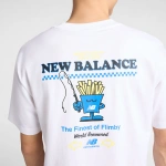New Balance Koszulka Biała Fish and Chips MT61I5BMWT