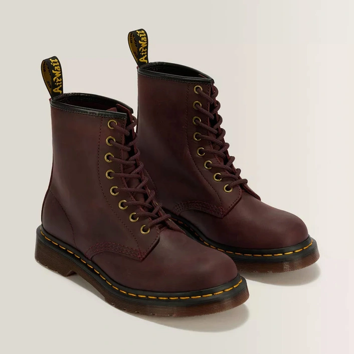 Dr. Martens glany 1460 Crazy Horse wiśniowe 11822609