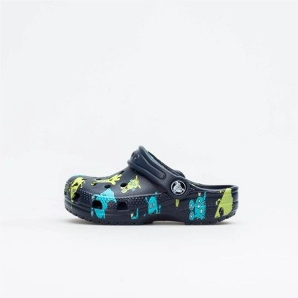 Crocs CLASSIC MONSTER PRINT T CLOG KIDS