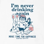 Kaotiko M/C I'M NEVER DRINKING ORGANIC COTTON AR035-01S-G002