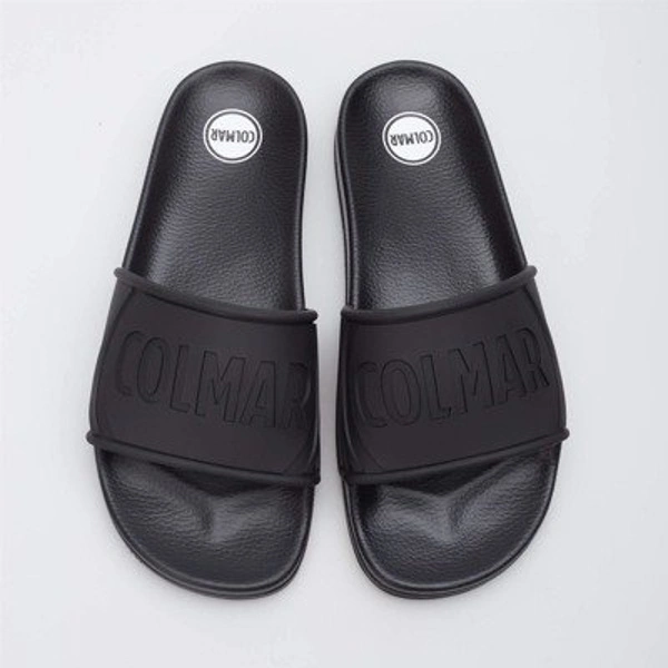 Colmar KLAPKI MĘSKIE SLIPPER LOGO BLACK