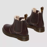 Dr. Martens 2976 Leonore II Faux Fur Lined Grizzly Leather Chelsea Boots 41418200