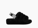 UGG W FLUFF YEAH SLIDE BLACK