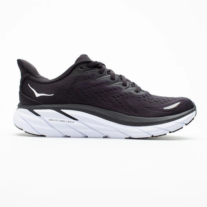 Hoka One One CLIFTON 8 BLACK/WHITE