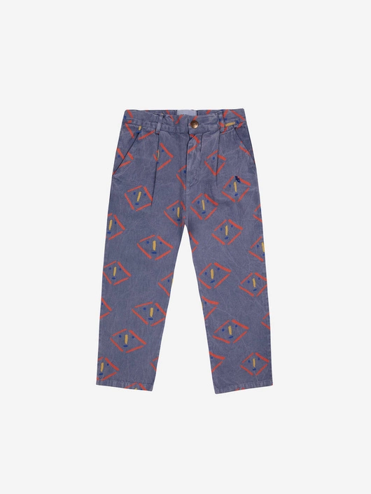 BOBO CHOSES SPODNIE MASKS ALL OVER CHINO PANTS