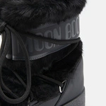 MOON BOOT LTRACK LOW BLACK FAUX-FUR BOOTS 80D2450130N001
