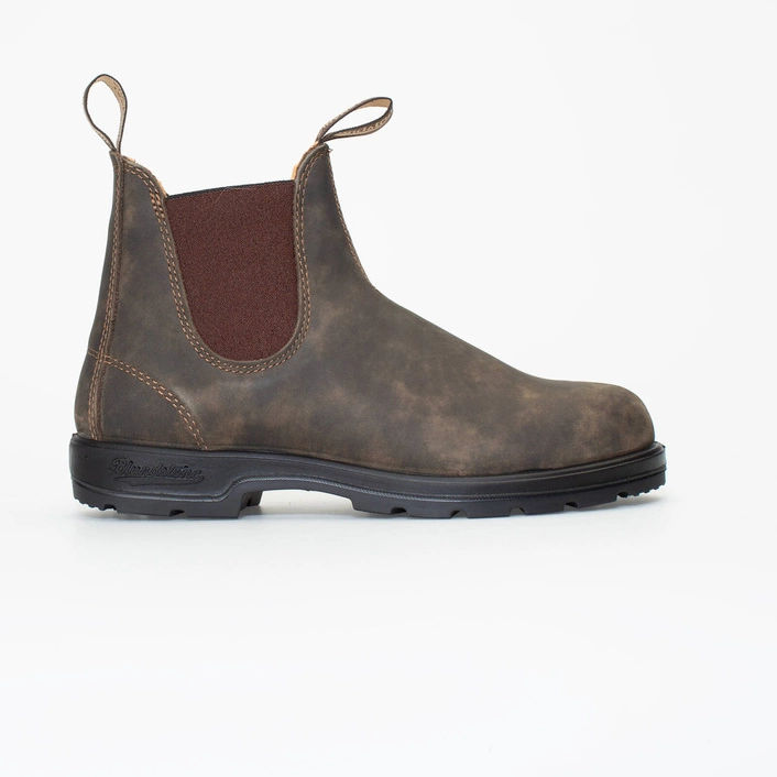 Blundstone 585 Sztyblety CHELSEA BOOTS RUSTIC BROWN