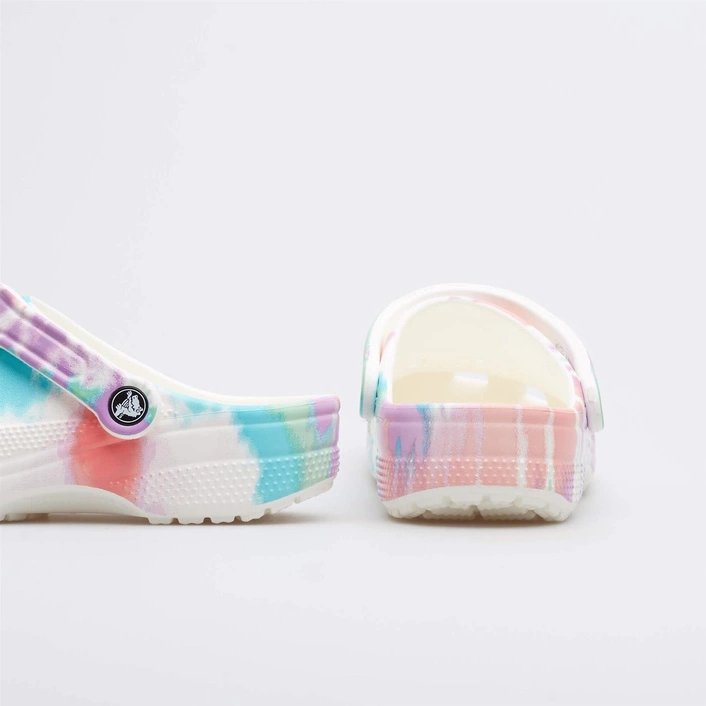 Crocs CLASSIC TIE DYE GRAPHIC CLOG KIDS