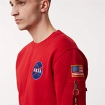 Alpha Industries BLUZA MĘSKA NASA SPACE SHUTTLE SPEED RED