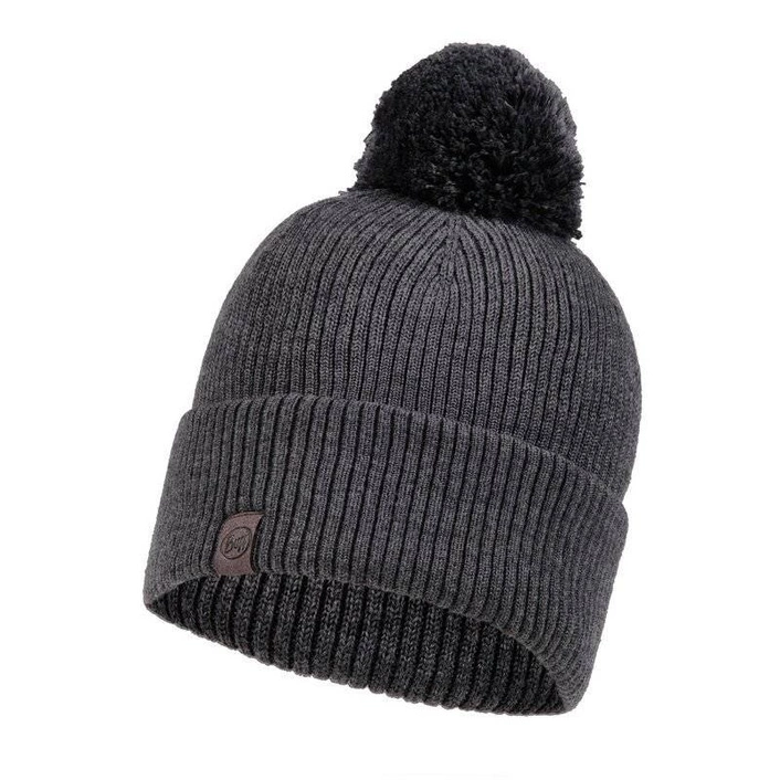 Buff Czapka Knitted Hat Merino Wool TIM GREY