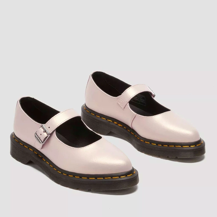 Dr. Martens baleriny Mary Jane Elphie II perłowe pudroworóżowe damskie 41092650