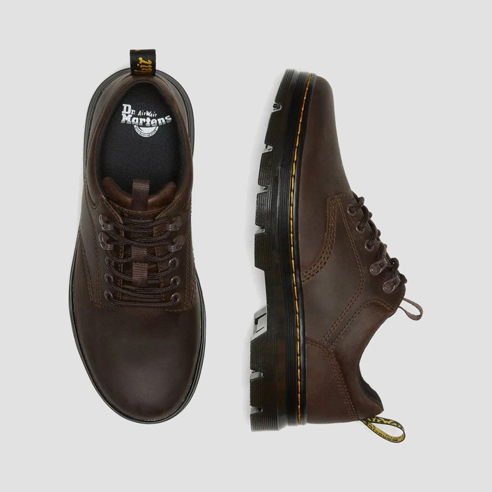 Dr. Martens Reeder Crazy Horse Leather Utility Shoes 27103207