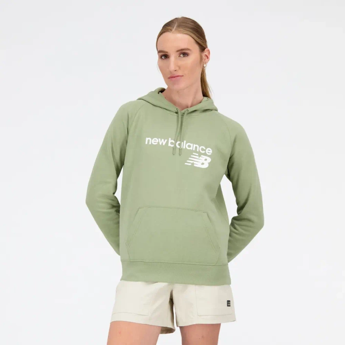 New Balance BLUZA SPORT CORE STACKED LOGO FLEEC WT03810OLF