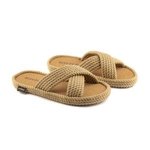 Bohonomad Barcelona Rope Slipper - Black/Beige