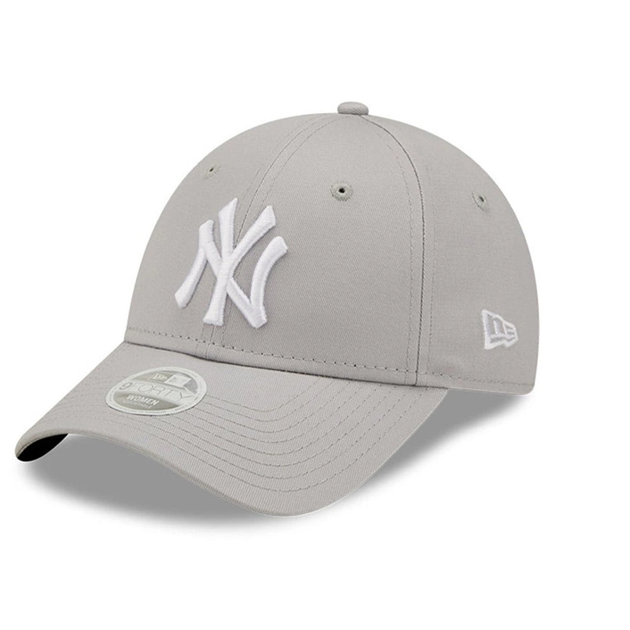 New Era New York Yankees League Essential Womens Grey 9FORTY Cap