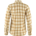 FjallravenÖvik Flannel Shirt W F89833-113-196 Chalk White-Dune Beige