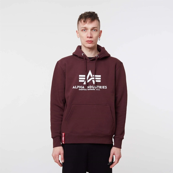 Alpha Industries BASIC HOODY DEEP MAROON