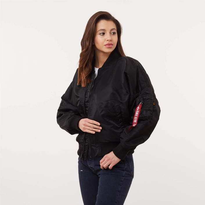 Alpha Industries MA-1 OS Wmn Jacket BLACK