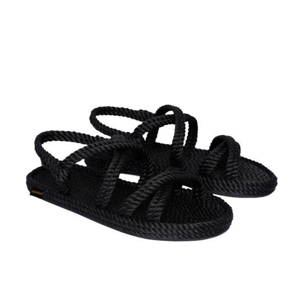 Bohonomad Tahiti Rope Sandal - Black