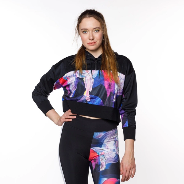 New Balance BLUZA DAMSKA ATHLETICS ERIN LOREE HALF-ZIP BLACK