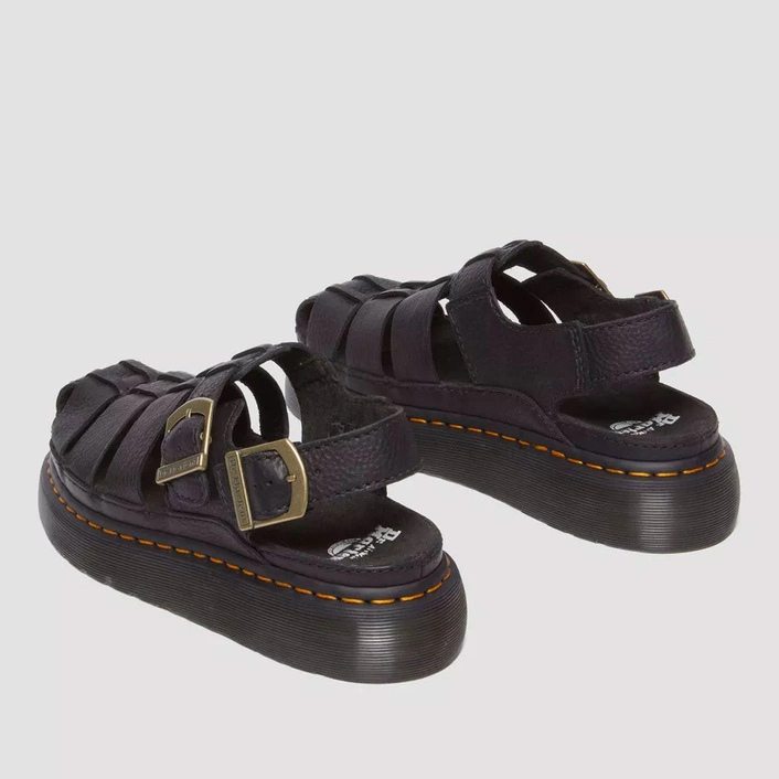 Dr. Martens sandały rybackie Wrenlie Grizzly czarne 31524001