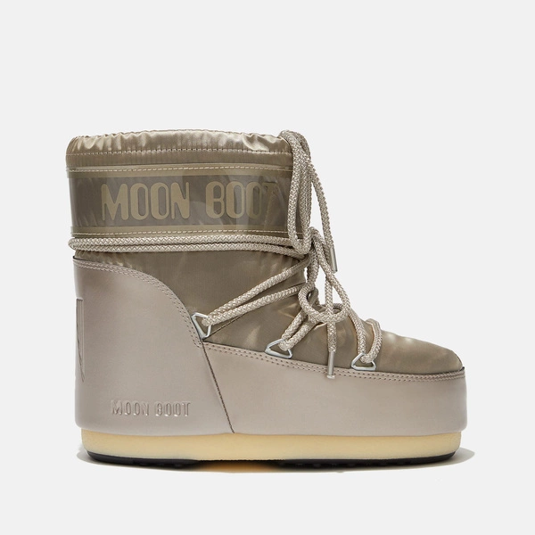 ŚNIEGOWCE MOON BOOT ICON LOW GLANCE PLATINUM SATIN