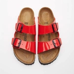 Birkenstock Sandały Damskie Arizona BF Patent Cherry 1019426